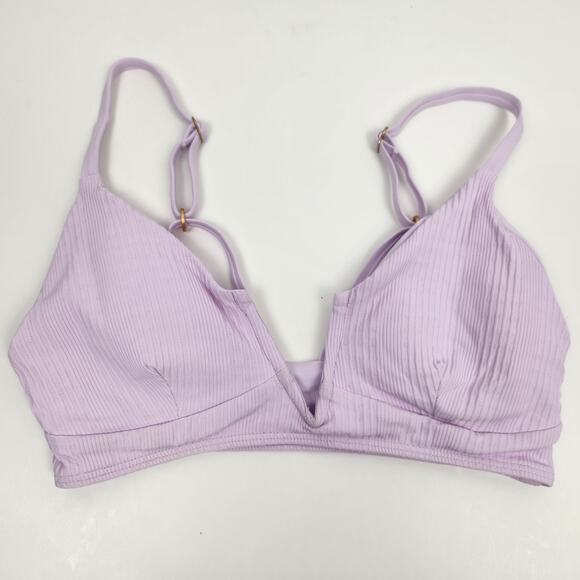 L*Space Siren Bikini Top in Peony Purple Size Large - Picture 2 of 4